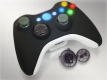Xbox 360 -  XCM Wireless Pad Geh&auml;use - Schwarz/Weiss