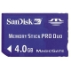 SanDisk - Memory Stick Pro Duo Speicherkarte - 4GB
